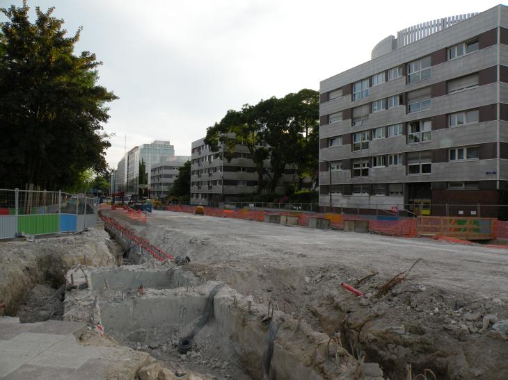  le chantier du tramway, bd Joffre
